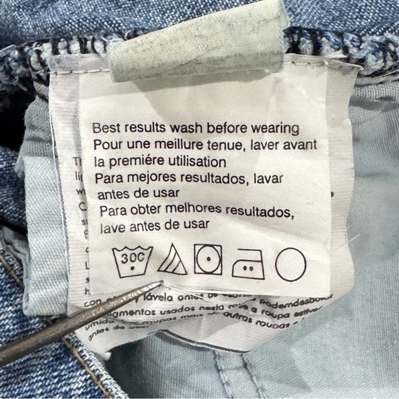 Vintage Y2K Low Rise Flare Jeans Leather Lace Up CK Calvin Klein Jeans | Size 10 - Picture 12 of 12